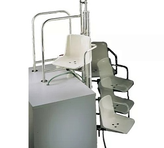 Комплект из кресла гидравлического и монтажных аксессуаров